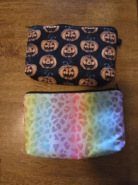 Rainbow Leopard Cosmetic Bag - Multicolor